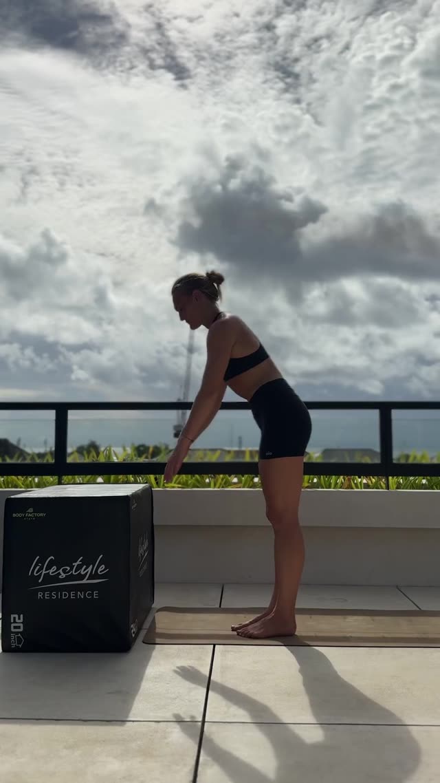 Figure 4 Glute Stretch on Box